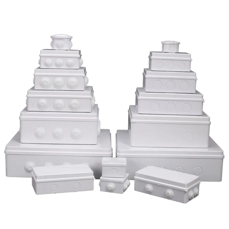 Outdoor Power Junction Box - Outdoor waterproof power box ABS plastic