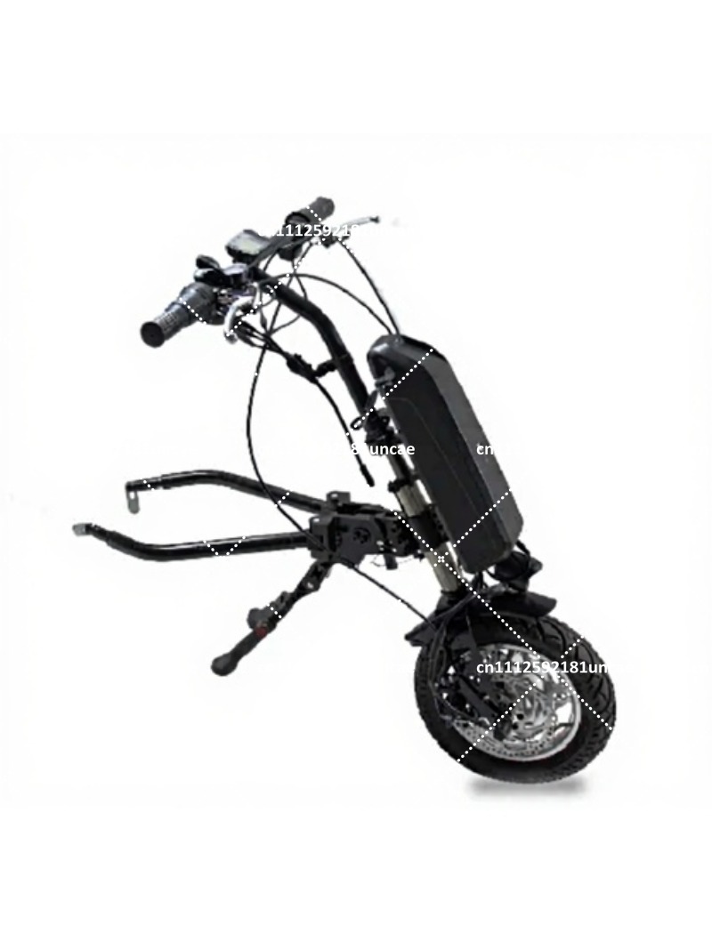Outdoor Power Wheelchair - 12 Inch Red Lightweight Electric Wheelchair