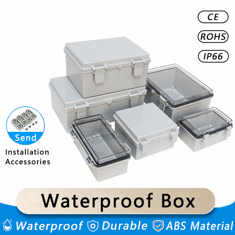 Outdoor Power Junction Box - IP66 Waterproof Electrical Junction Box ABS