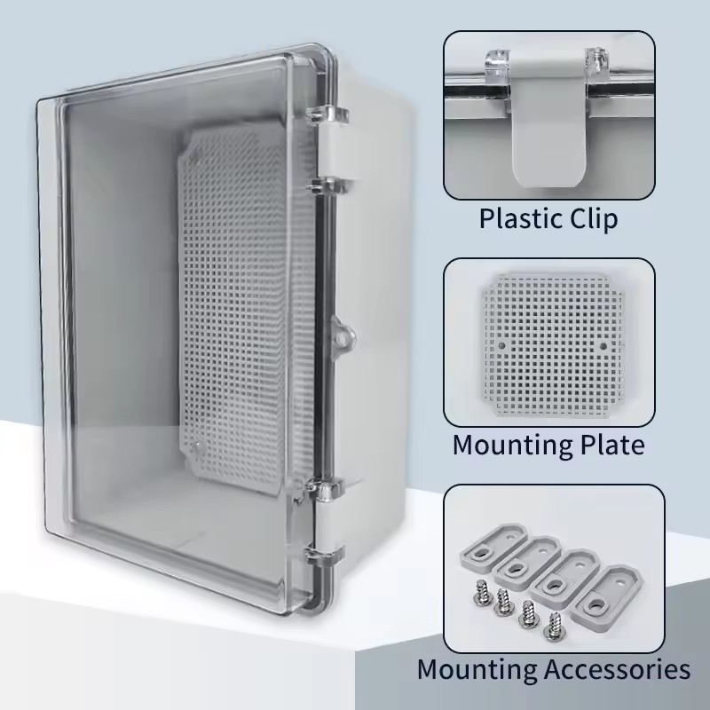 Outdoor Power Junction Box - IP66 Electrical Plastic Enclosure ABS Power