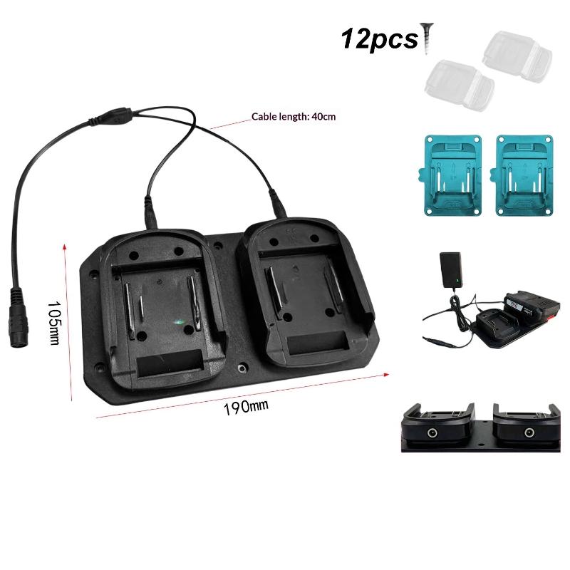 Outdoor Power Double Adapter - Dual Battery Adapter for 18V Battery