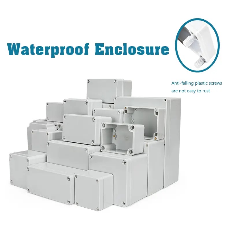 Outdoor Power Outlet Cover - IP67 Grey/Clear Cover Outdoor Waterproof Junction