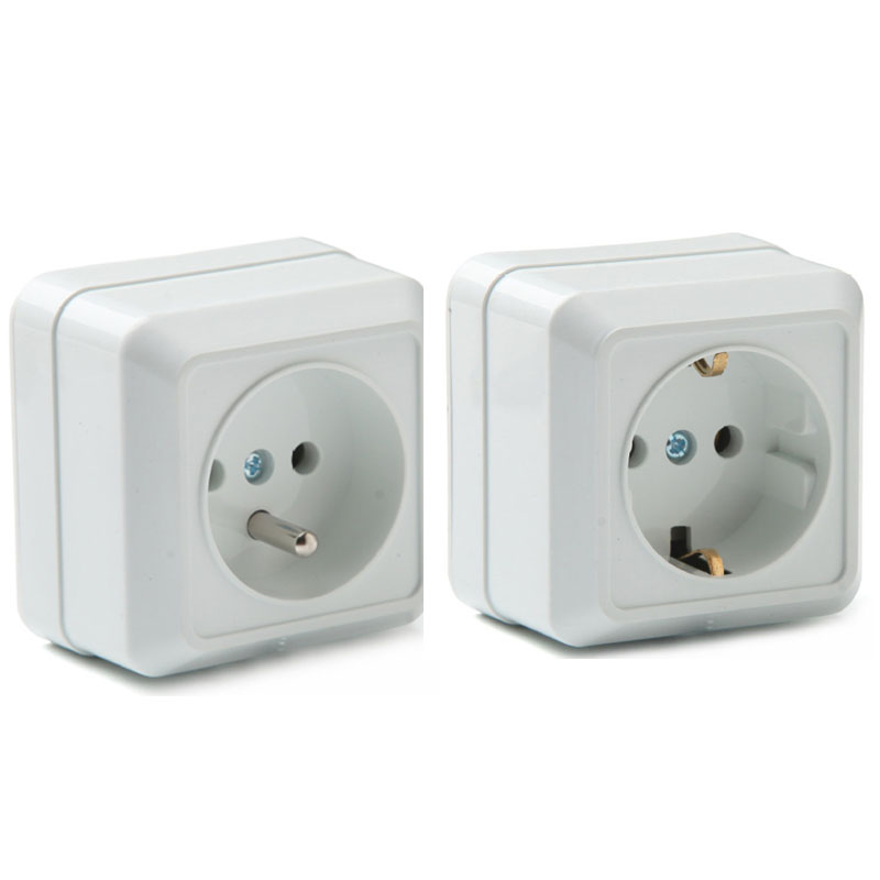 Outdoor Kitchen Power Outlet - 1PCS German France Waterproof Anti-UV Surface