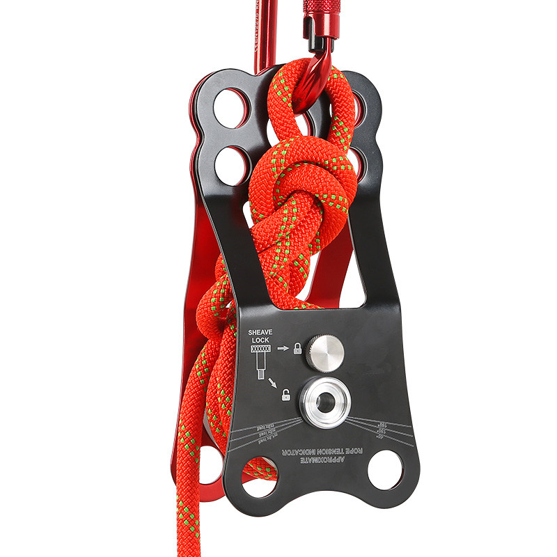 Outdoor Power Group - Large Roller Rope Knot Pulley Group,