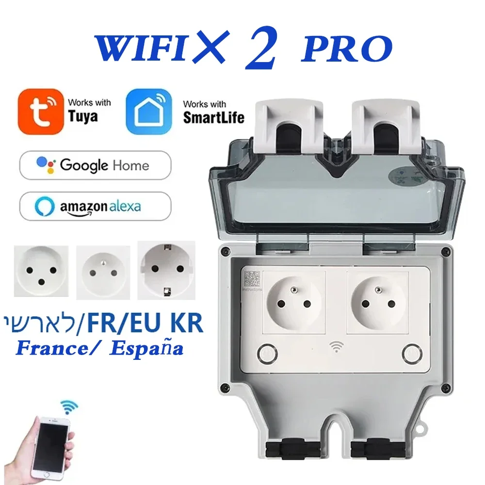 Outdoor Power Equipment Brands - Tuya Waterproof Electrical Wall Socket EU