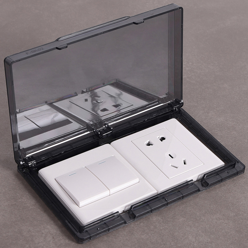 Outdoor Power Outlet Cover - 86 Type 2-Gang Weatherproof Outdoor Outlet