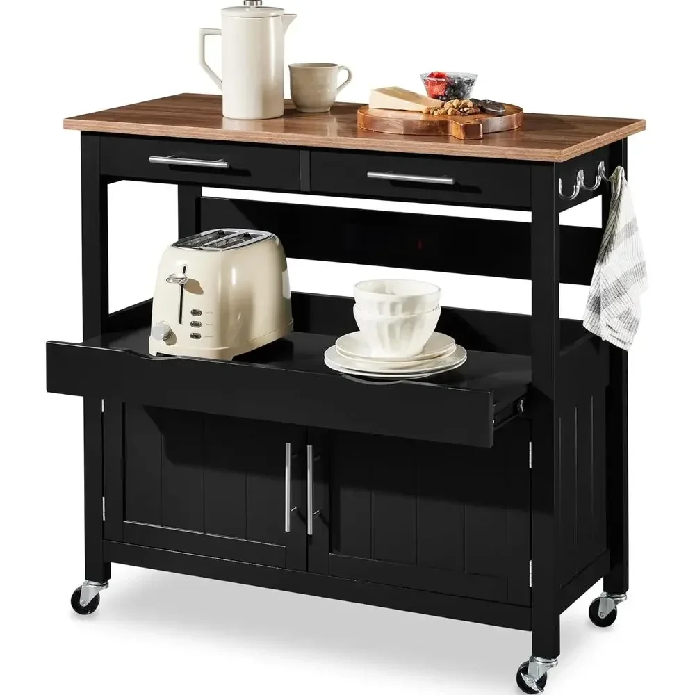 Outdoor Kitchen Power Outlet - 36 Large Rolling Kitchen Island Cart