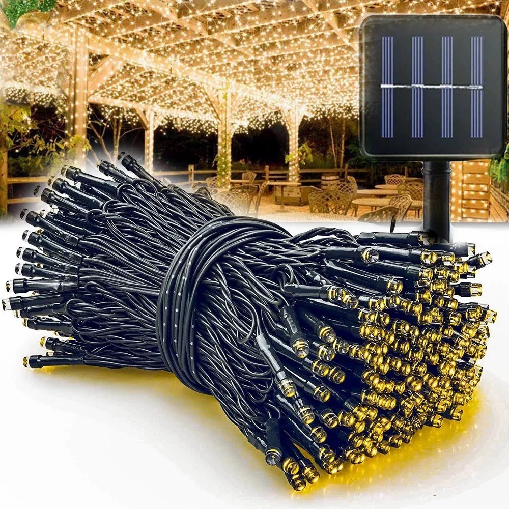 Solar Powered Fairy string Lig - Outdoor Solar Power Xmas Lights recension och pris