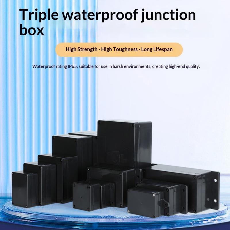 New 1/3Pcs Plastic Electronic  - Outdoor Power Junction Box recension och pris