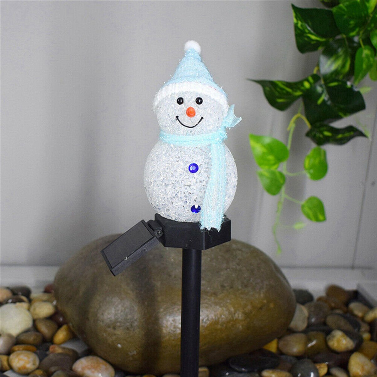 N84R 4X Snowman Solar Lights C - Outdoor Solar Power Xmas Lights recension och pris