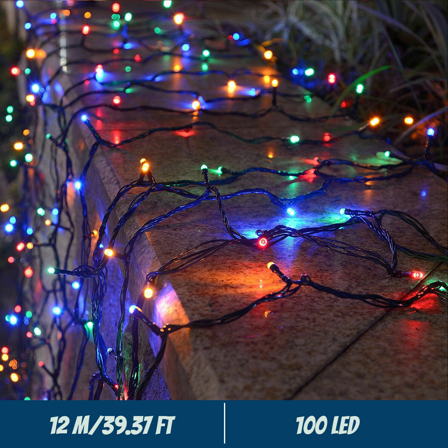 LED Solar String Lights 300LED - Outdoor Solar Power Xmas Lights recension och pris