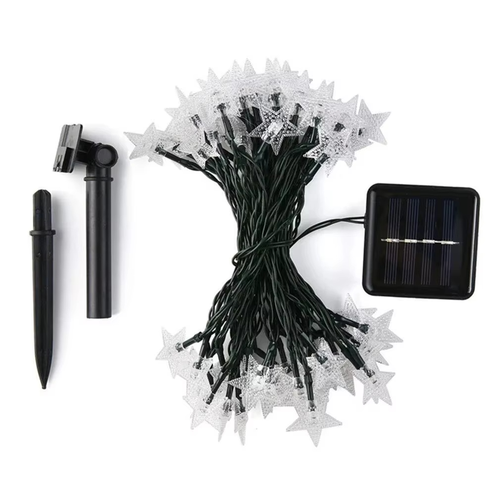 Solar Powered Star String Ligh - Outdoor Solar Power Xmas Lights recension och pris