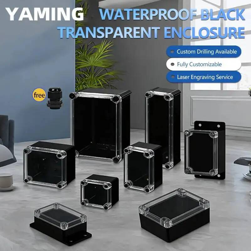 2pcs Transparent Cover Waterpr - Outdoor Power Junction Box recension och pris