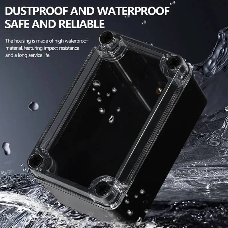 2pcs Transparent Cover Waterpr - Outdoor Power Junction Box recension och pris