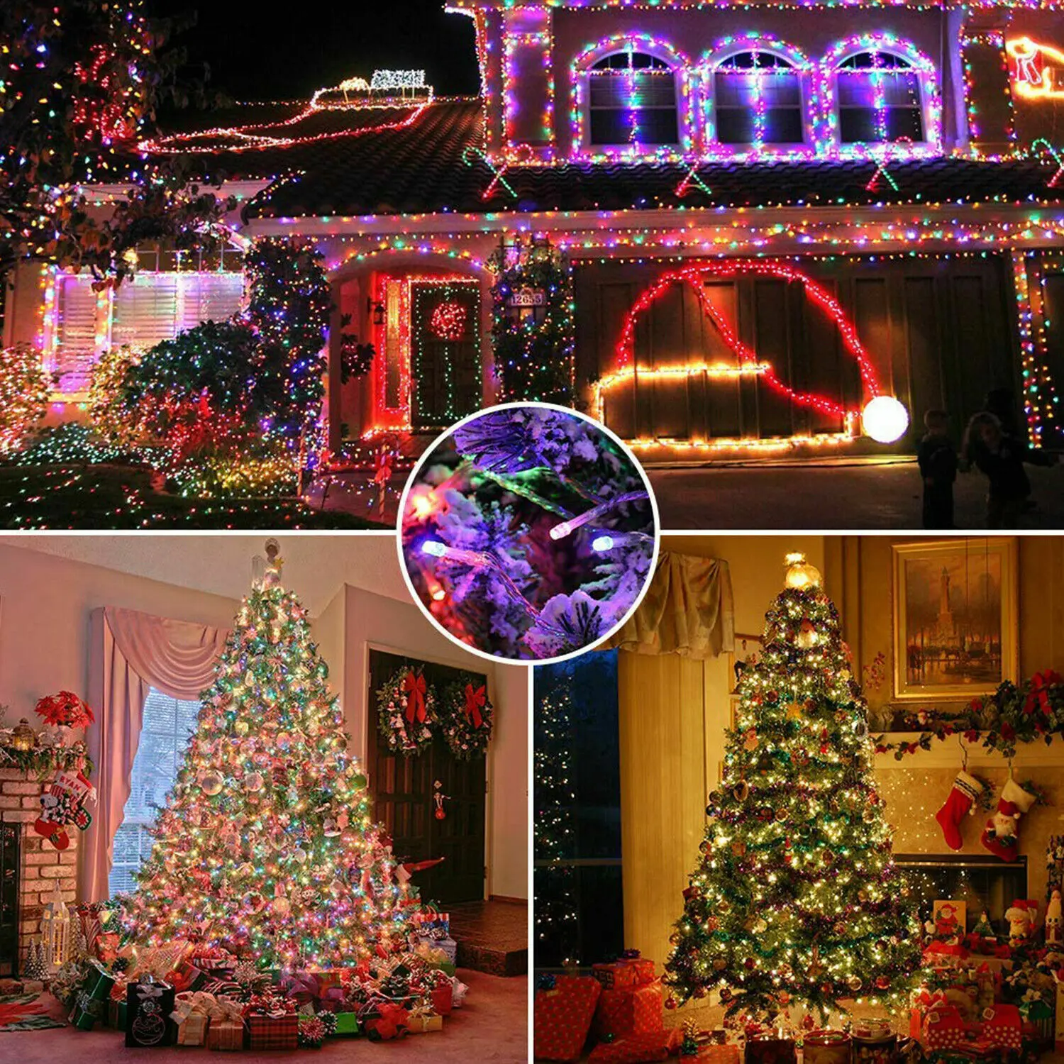 LED Solar String Lights 30/100 - Outdoor Solar Power Xmas Lights recension och pris