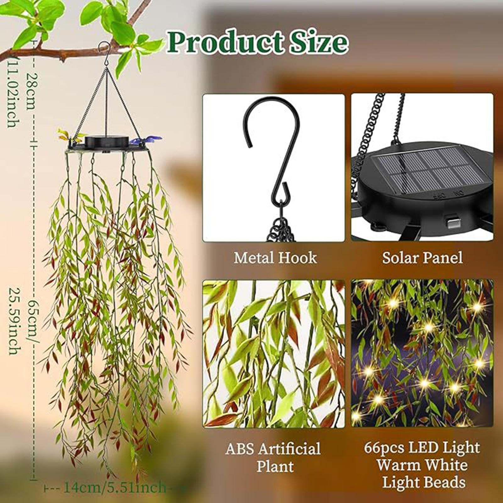 Solar Powered Landscape Hangin - Outdoor Power And Plant recension och pris