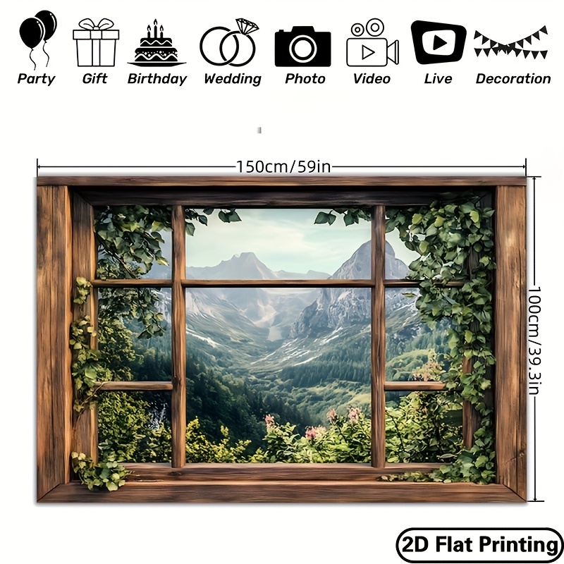 1 piece, green plant window vi - Outdoor Power And Plant recension och pris