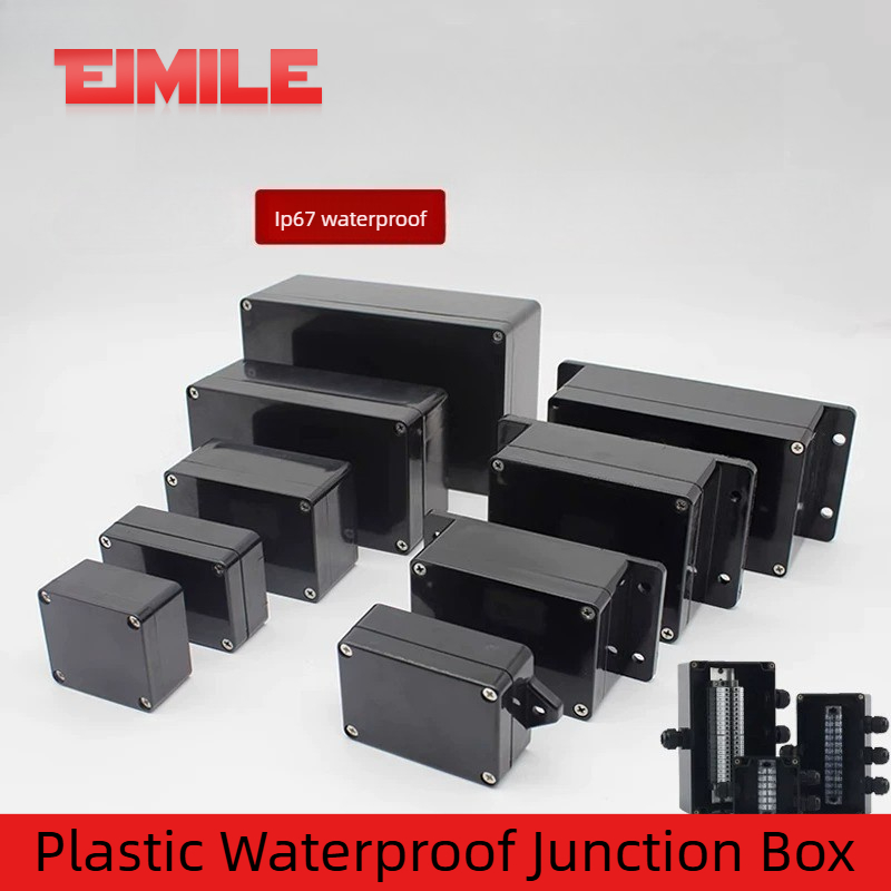 Type F Black Waterproof Juncti - Outdoor Power Junction Box recension och pris