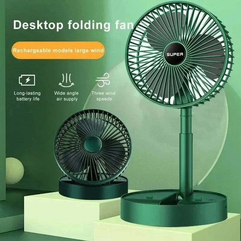 USB Foldable Electric Fan Cold - Outdoor Power Pedestal recension och pris