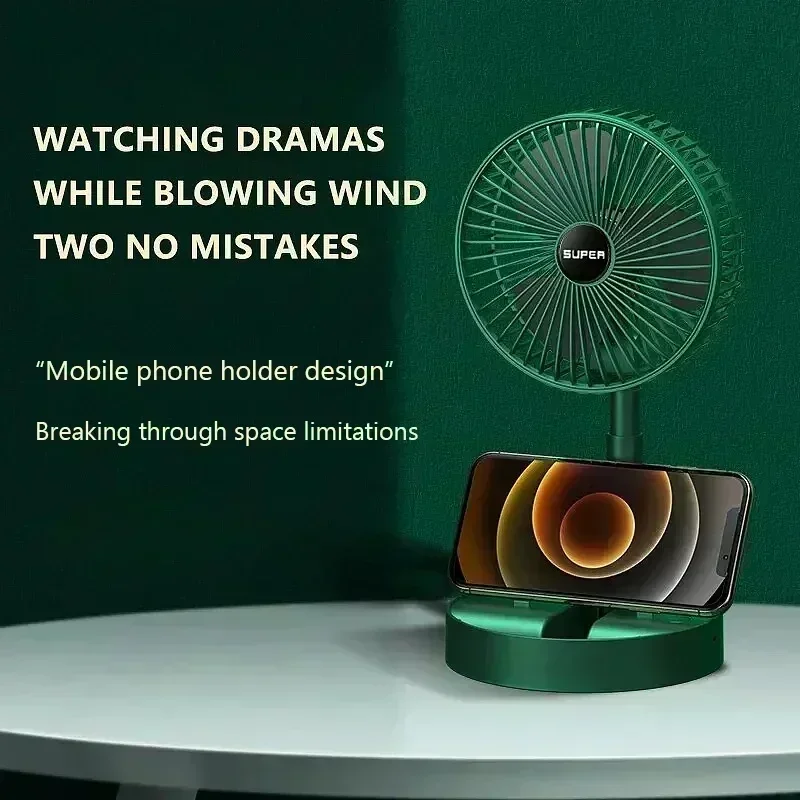 USB Foldable Electric Fan Cold - Outdoor Power Pedestal recension och pris