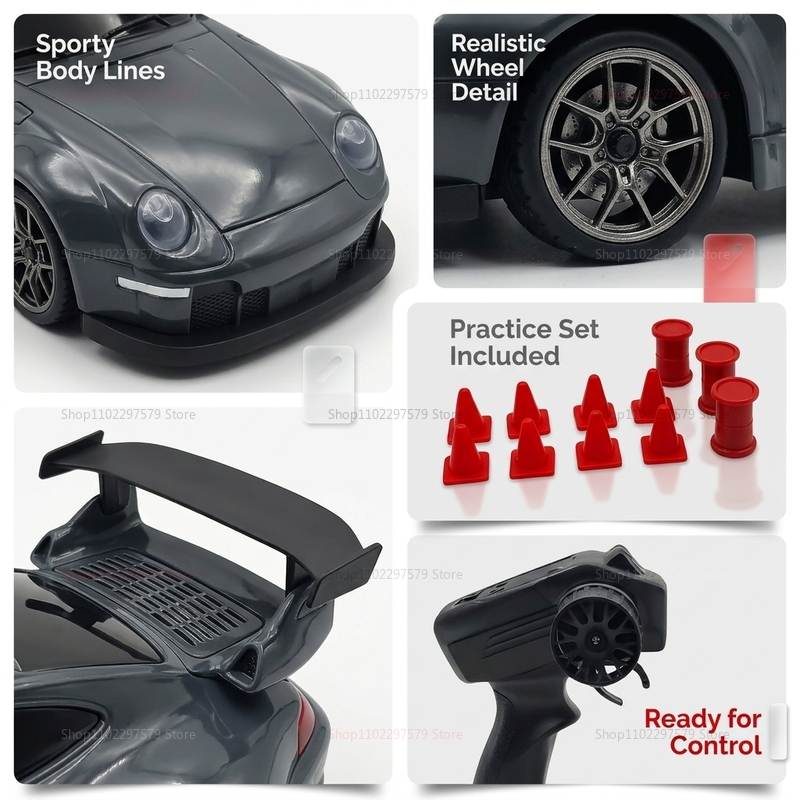 NEW RC Drift Car 2.4GHz 1:24 R - Outdoor Power Double Adapter recension och pris