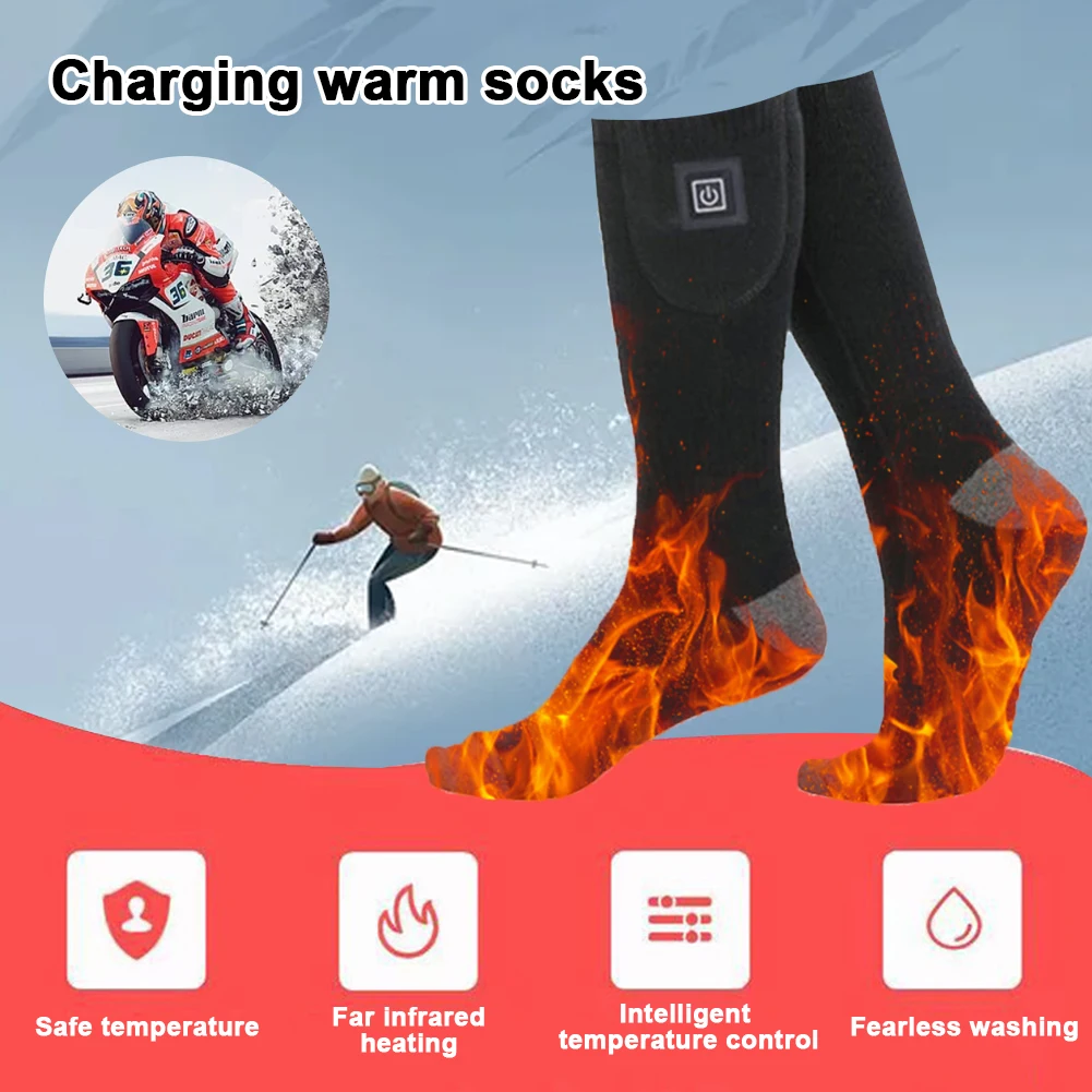 Electric Heated Socks Men Wome - Outdoor Power Pedestal recension och pris