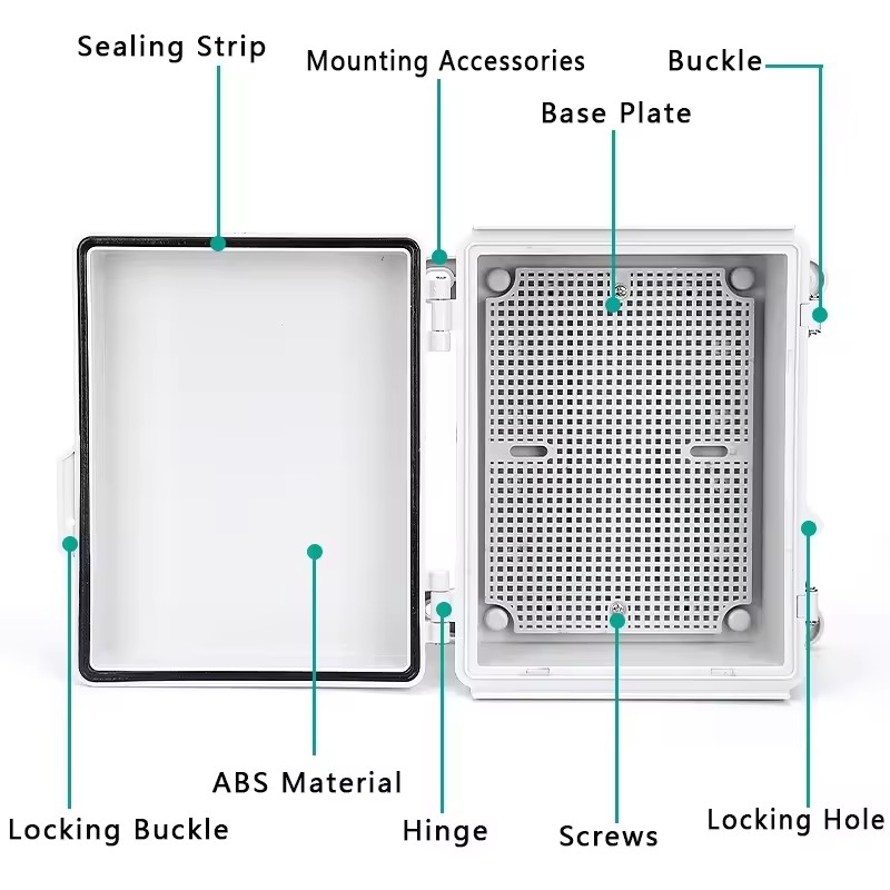 IP66 Electrical Plastic Enclos - Outdoor Power Junction Box recension och pris