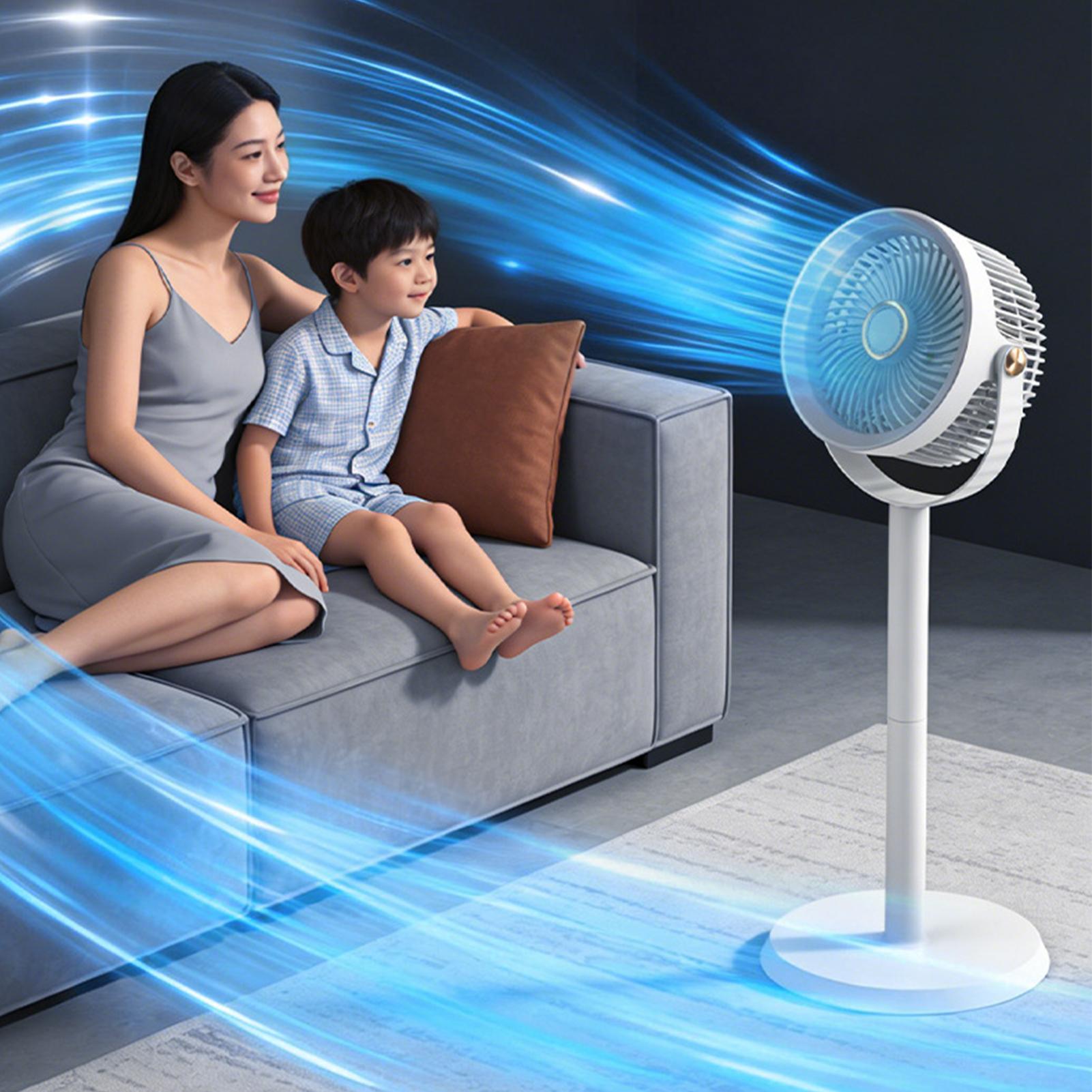 Standing Fan Rechargeable 5-Sp - Outdoor Power Pedestal recension och pris