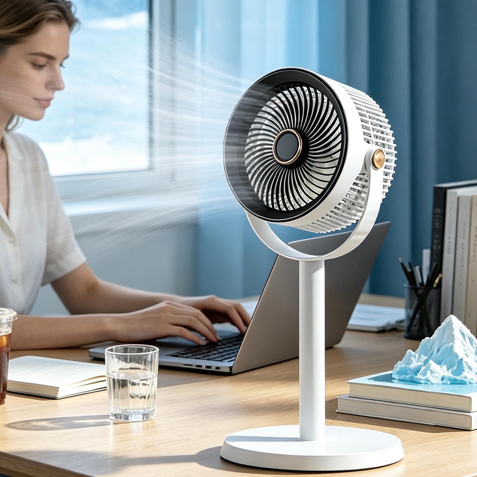 Standing Fan Rechargeable 5-Sp - Outdoor Power Pedestal recension och pris