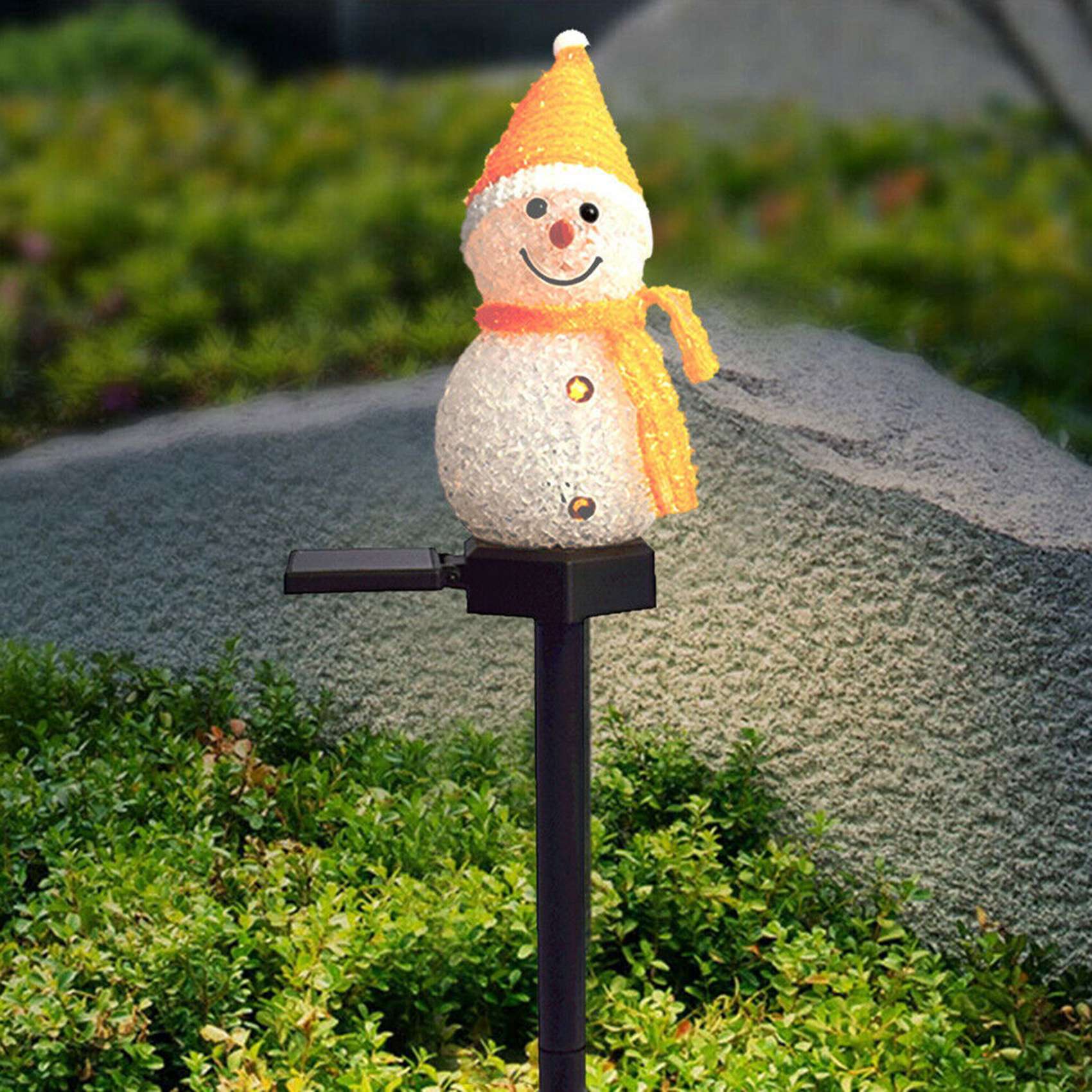 ABAH-Snowman Solar Lights Chri - Outdoor Solar Power Xmas Lights recension och pris