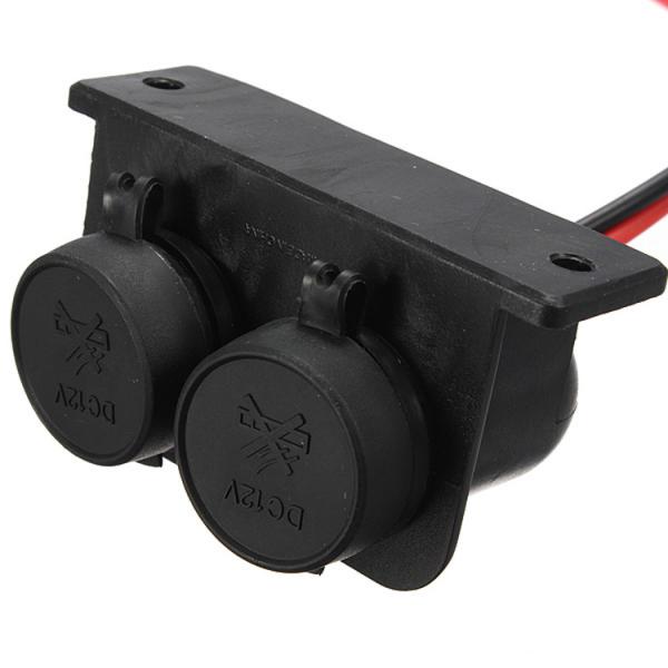 Waterproof Double Cigarette Li - Outdoor Power Double Adapter recension och pris
