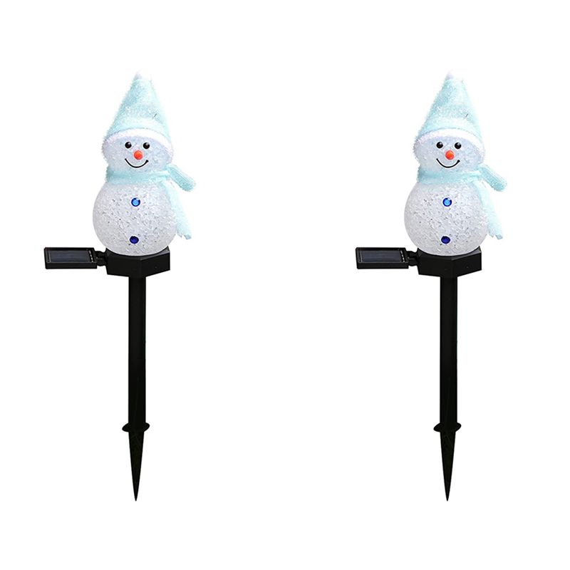 AA81-2X Snowman Solar Lights C - Outdoor Solar Power Xmas Lights recension och pris
