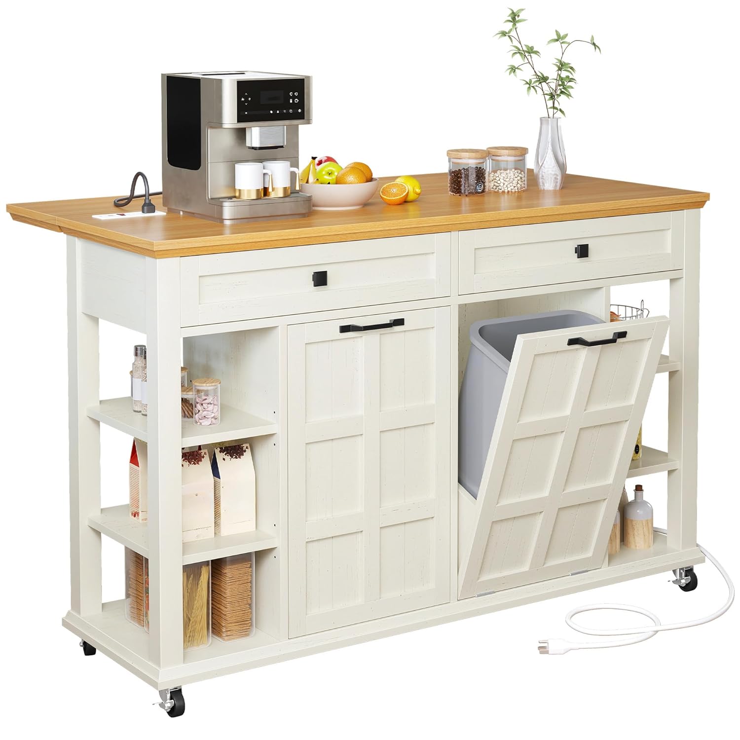 51in Rolling Kitchen Island Dr - Outdoor Kitchen Power Outlet recension och pris