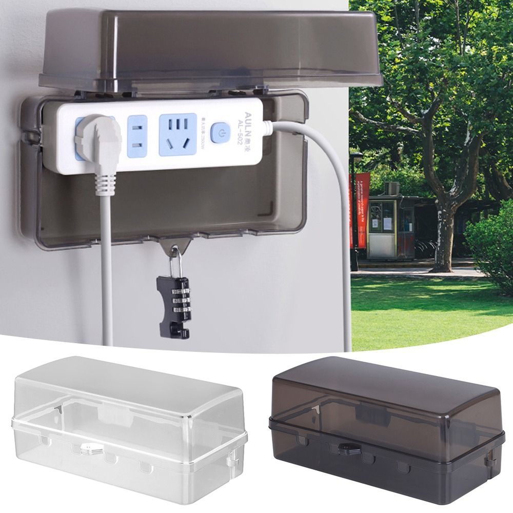 Durable Plastic Plug Box Anti- - Outdoor Power Outlet Cover recension och pris