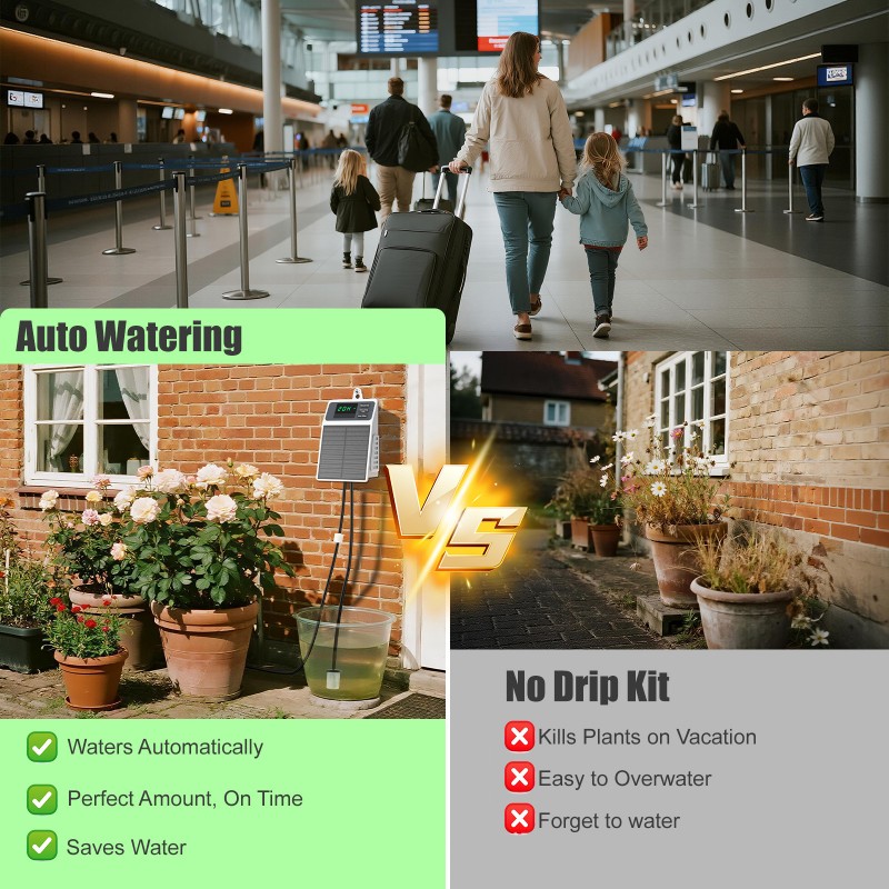 A03F-Solar Powered Automatic D - Outdoor Power And Plant recension och pris