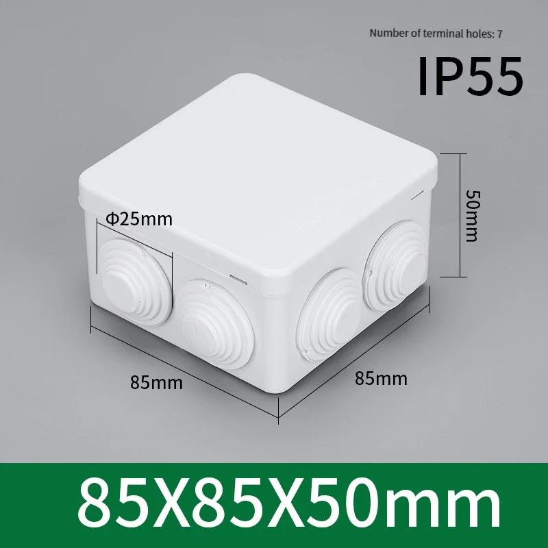 85 * 85 * 50 Outdoor Ip55 Plas - Outdoor Power Junction Box recension och pris
