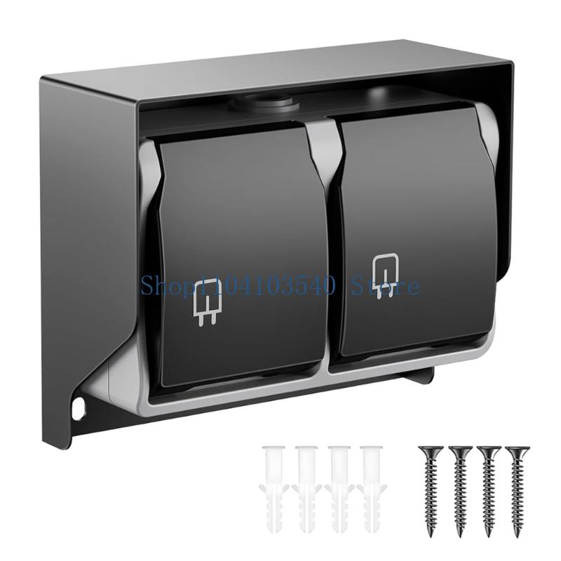 02DC 2 Gang Waterproof Outlet  - Outdoor Power Outlet Cover recension och pris