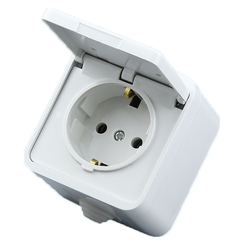 White Germany 10A 16A Waterpro - Outdoor Kitchen Power Outlet recension och pris