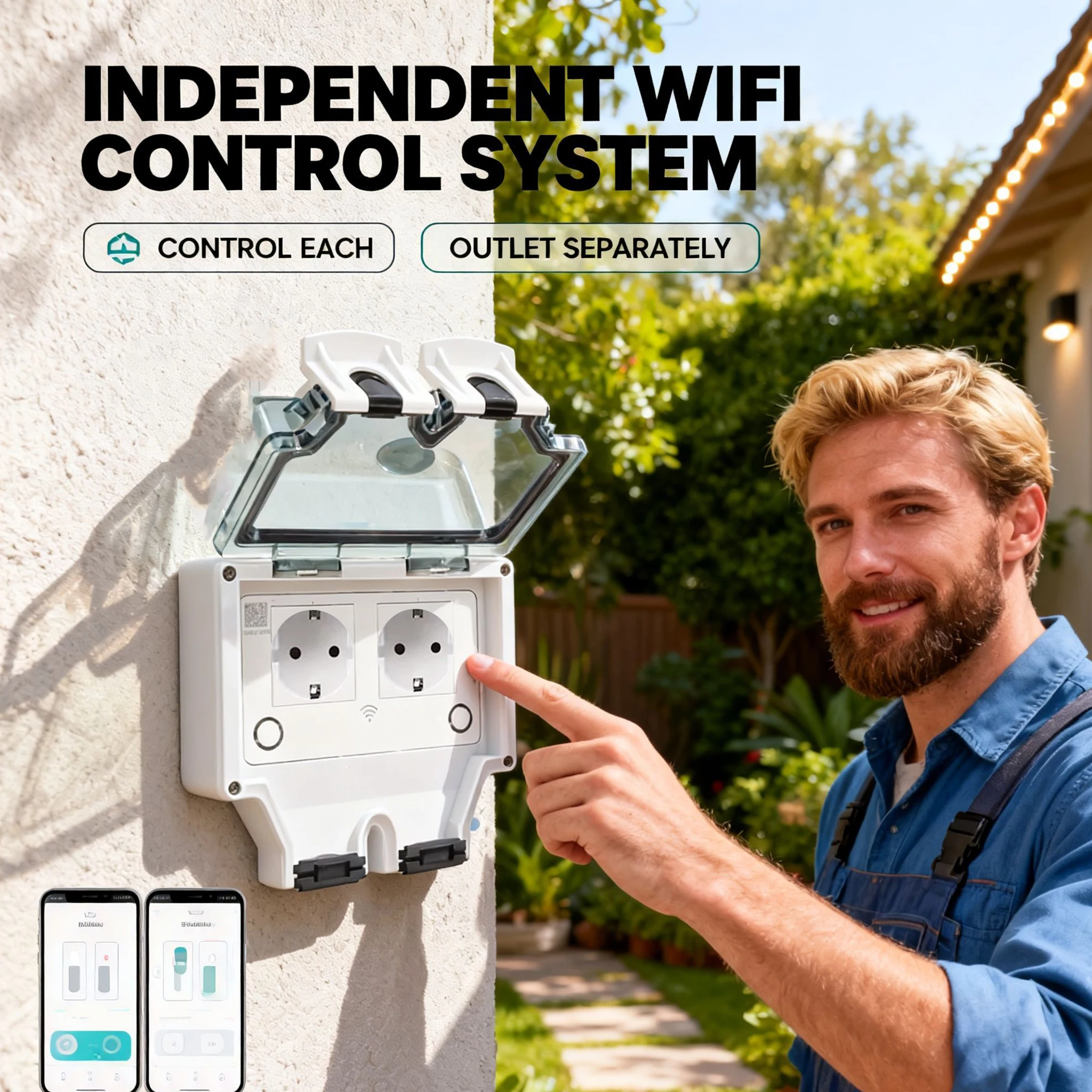 Tuya Waterproof Electrical Wal - Outdoor Power Equipment Brands recension och pris