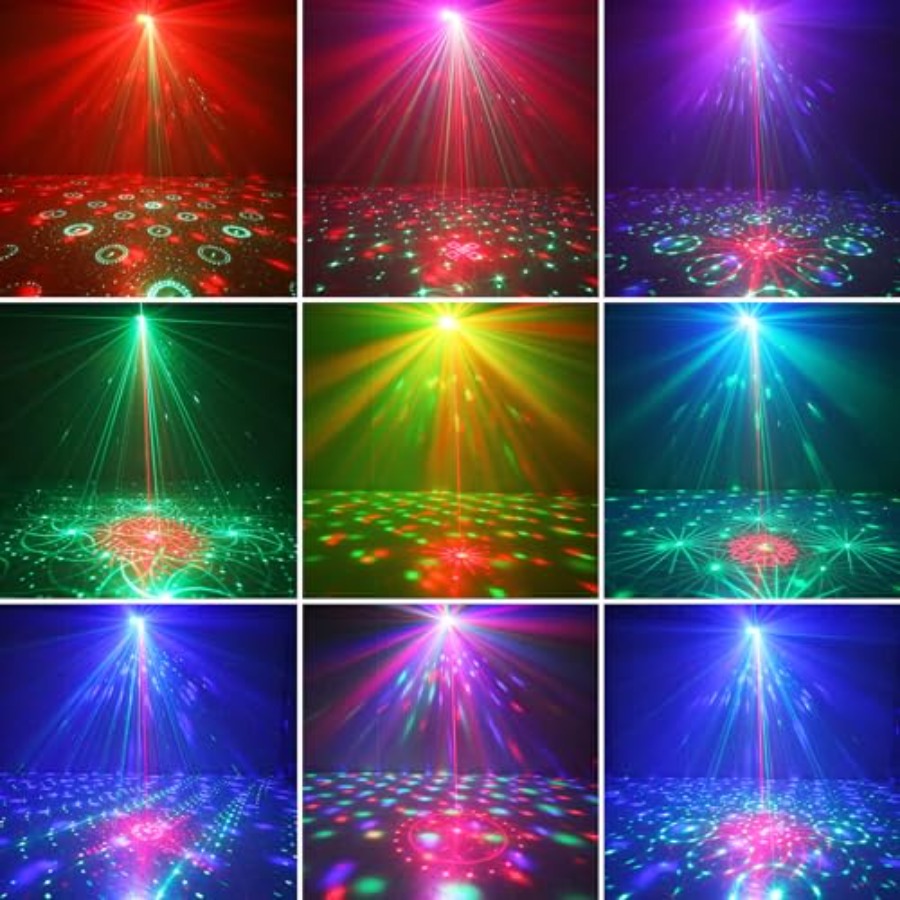 7 Lens Disco Ball LightsUSB Po - Outdoor Solar Power Xmas Lights recension och pris
