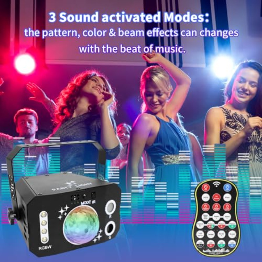 7 Lens Disco Ball LightsUSB Po - Outdoor Solar Power Xmas Lights recension och pris