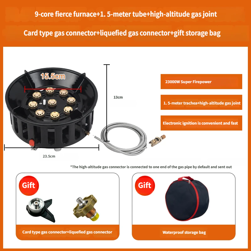 2100W Outdoor Camping Stove Hi - Outdoor Power Equipment Brands recension och pris