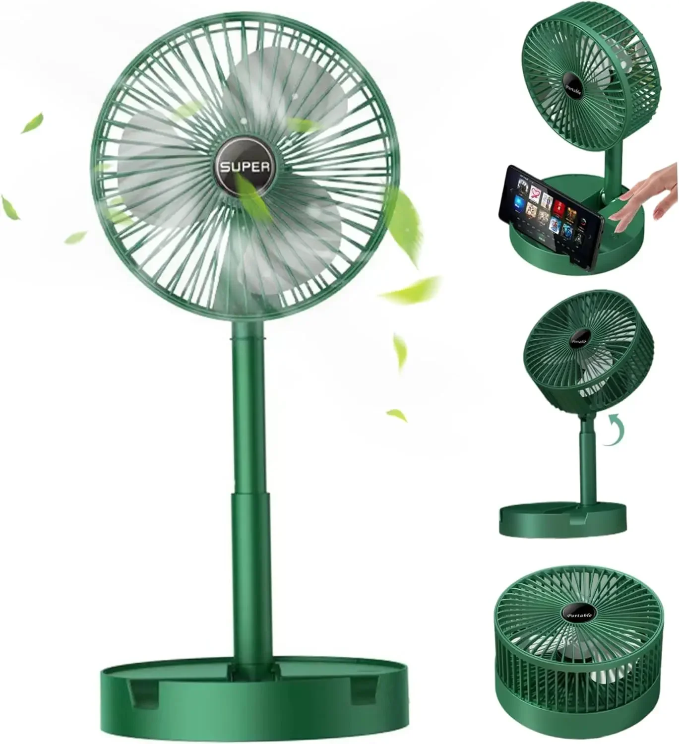 USB Foldable Electric Fan Cold - Outdoor Power Pedestal recension och pris