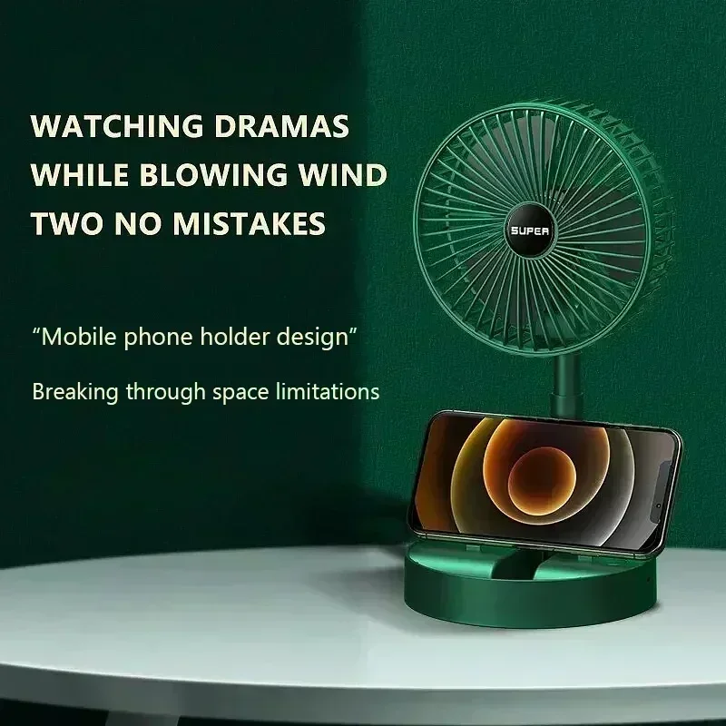 USB Foldable Electric Fan Cold - Outdoor Power Pedestal recension och pris