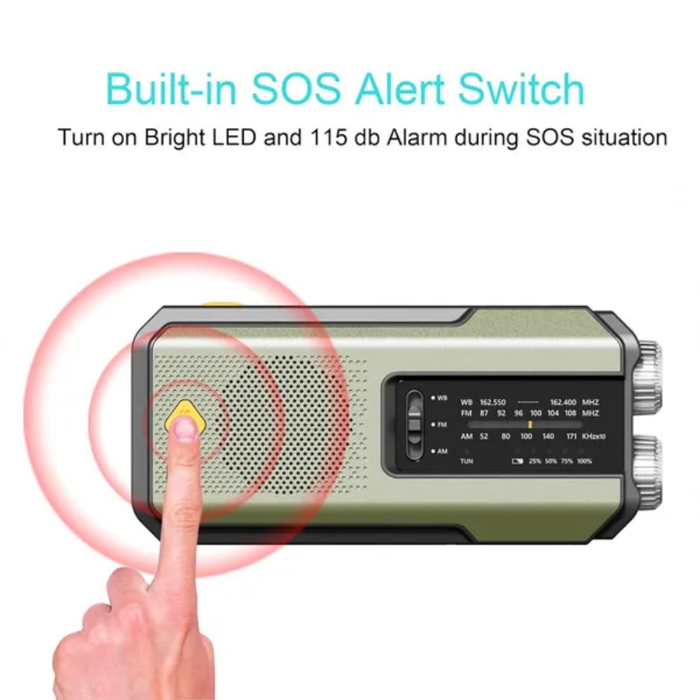 Emergency Solar Hand Crank NOA - Outdoor Power Equipment Brands recension och pris