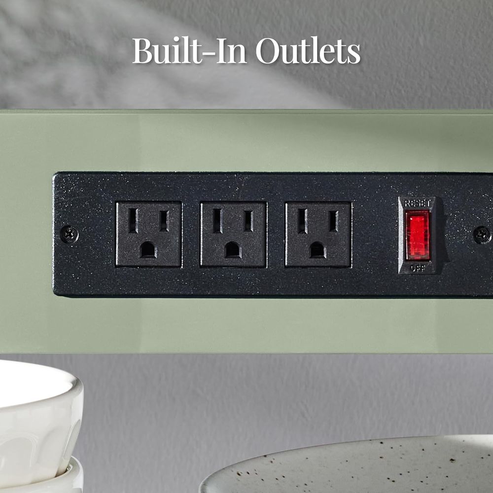 36in LarRolling Kitchen Island - Outdoor Kitchen Power Outlet recension och pris