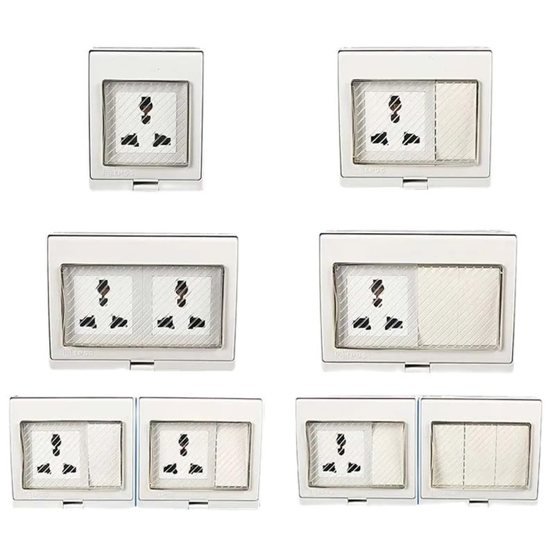1PCS White AU UK EU US Univers - Outdoor Kitchen Power Outlet recension och pris