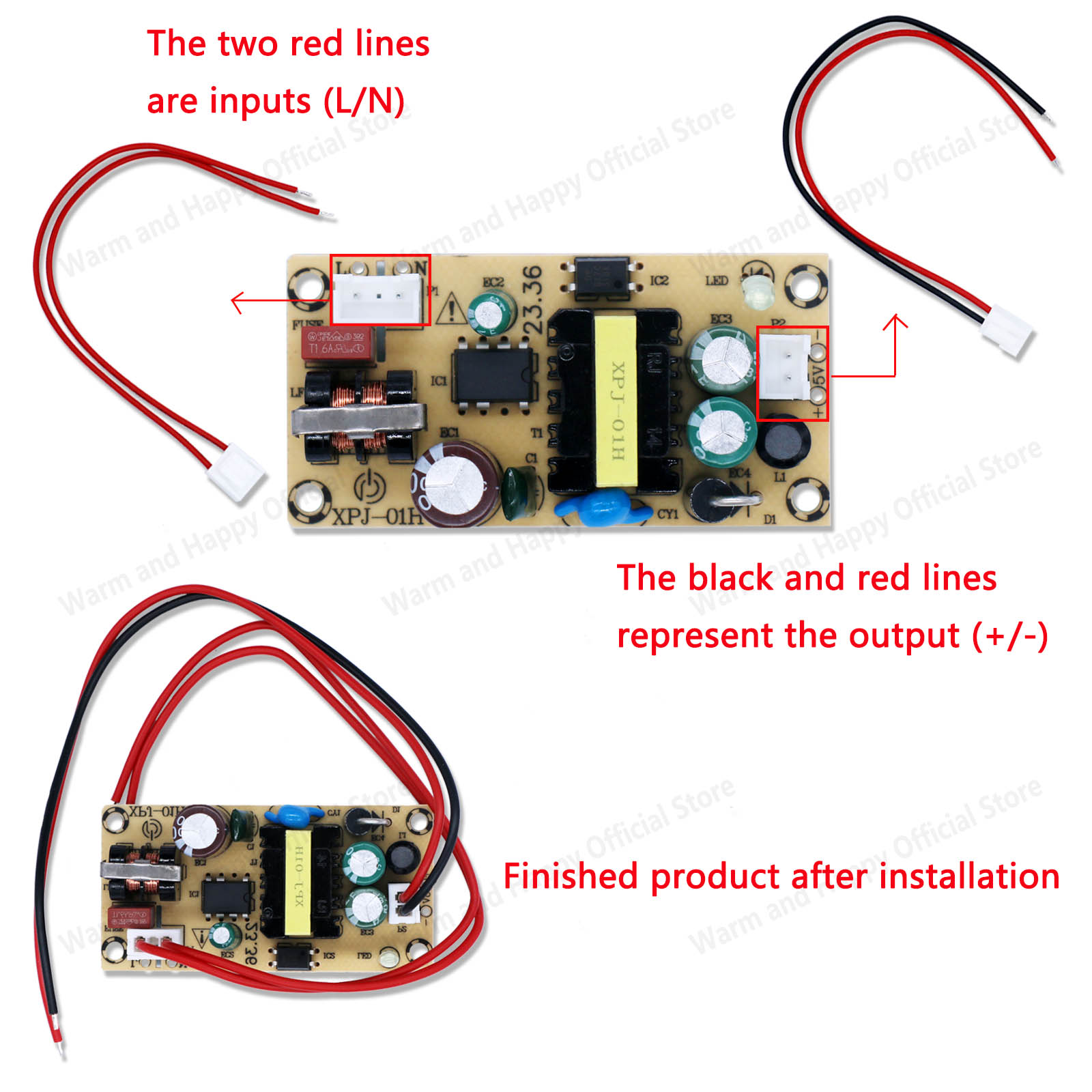 10W 15W 25W DC5V Power Supply  - Outdoor Power Double Adapter recension och pris