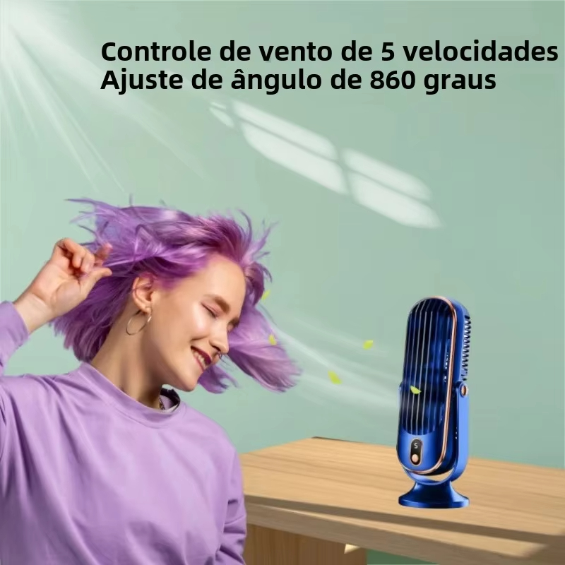 Desktop Portable Small Fan Wit - Outdoor Power Pedestal recension och pris