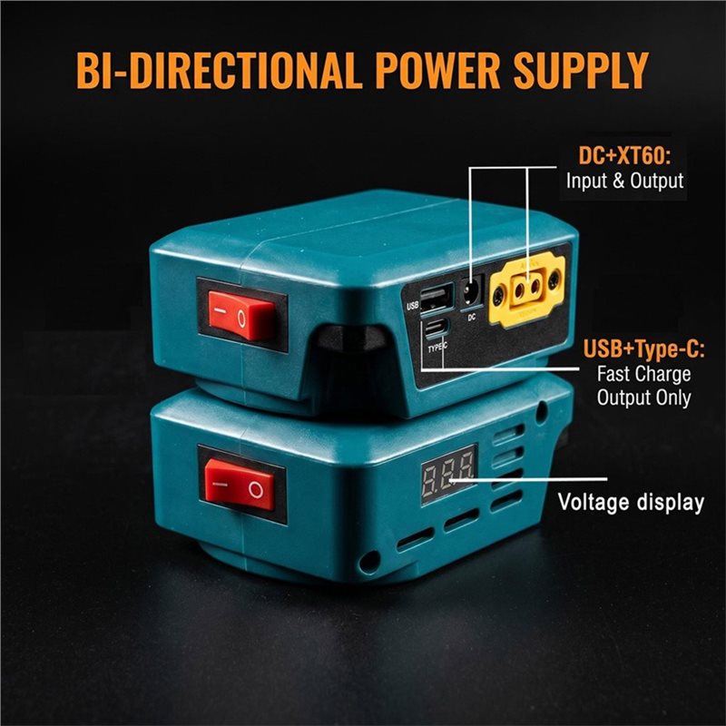 [NEW A09R!】 Multi-Function Ada - Outdoor Power Double Adapter recension och pris